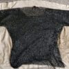Riveted steel chainmail shirt