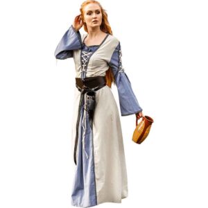 Womens Amalia Medieval Outfit – Natural/Blue